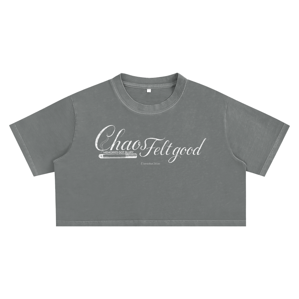 Memories Got Blury Crop Top