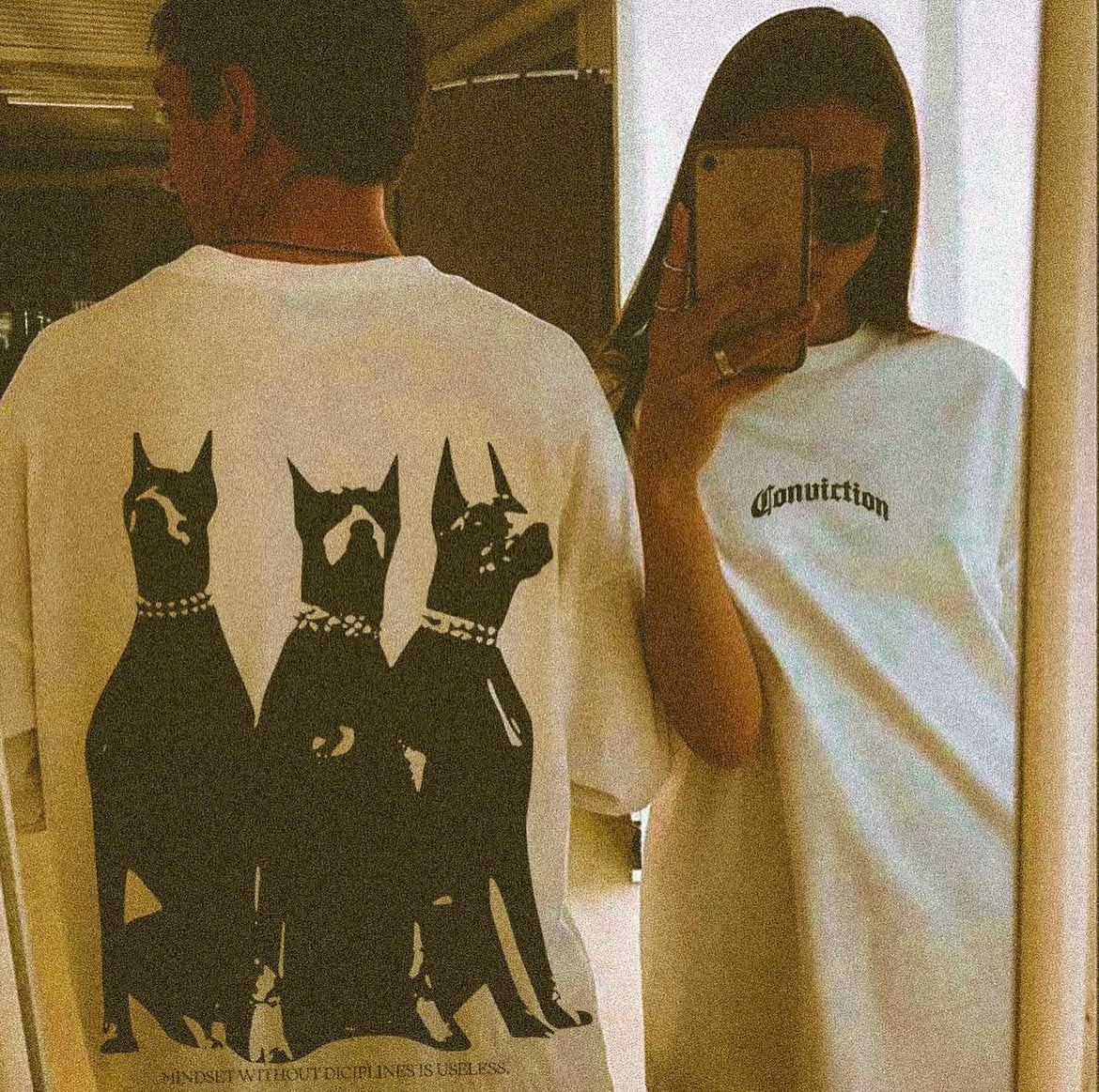 Dobermans White T-shirt