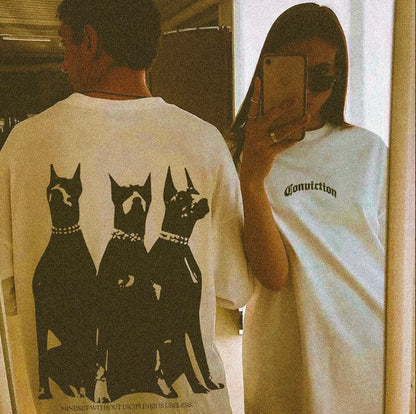 Dobermans White T-shirt
